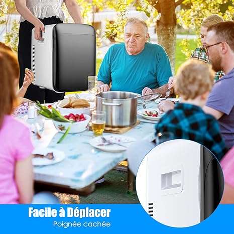 Mini Réfrigérateur Portable : Fraîcheur Instantanée Où Que Vous Soyez !