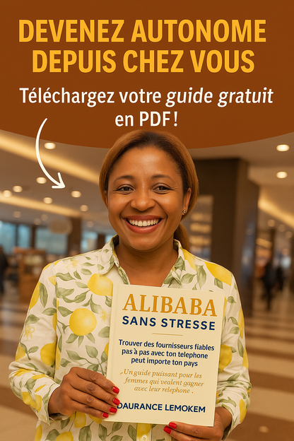 Alibaba Sans Stress — Trouver des fournisseurs fiables avec ton téléphone, peu importe ton pays ( version PDF ) Volume1