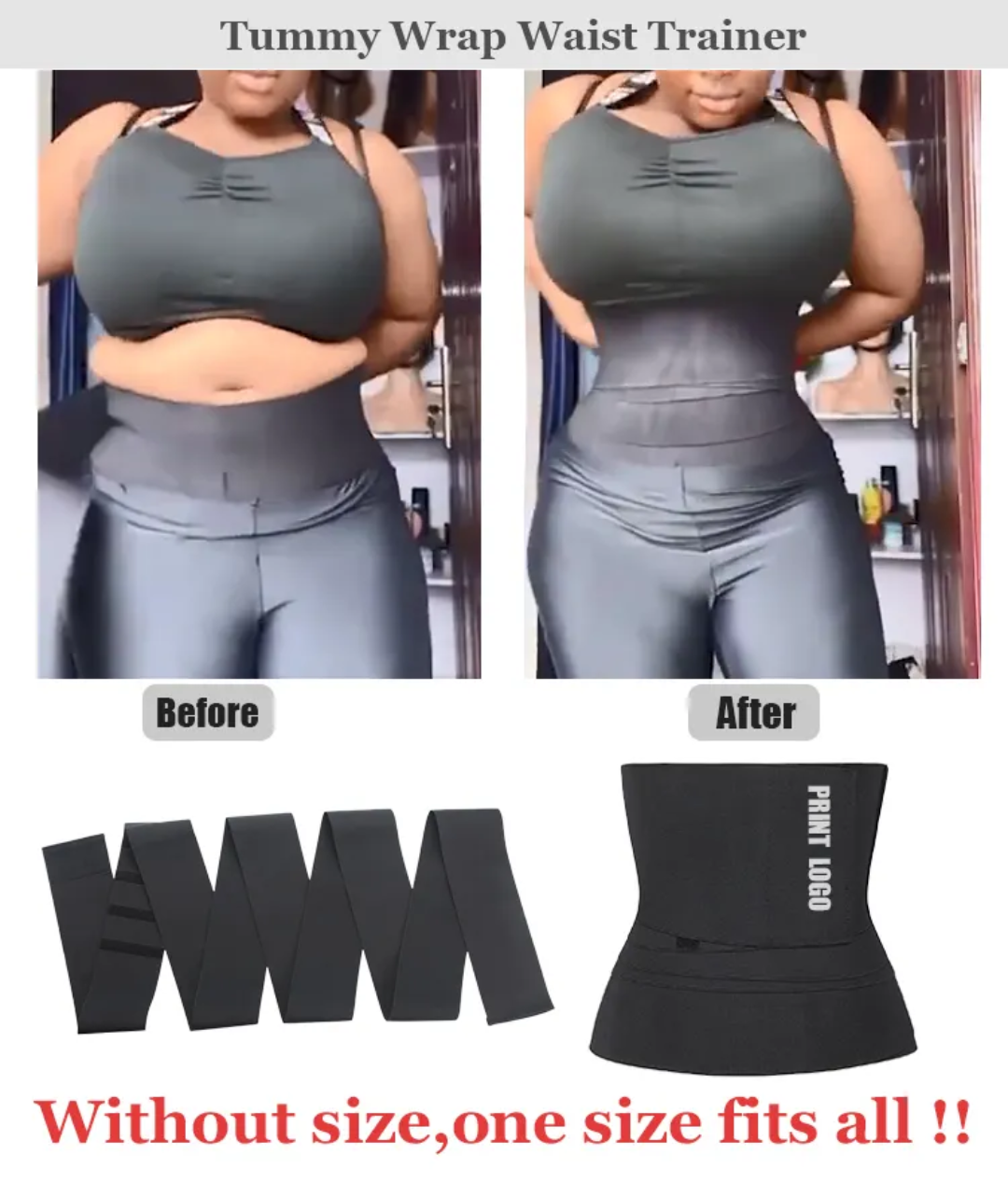 Ceinture gainante fitness – Collection Beauté & Élégance Féminine 6m