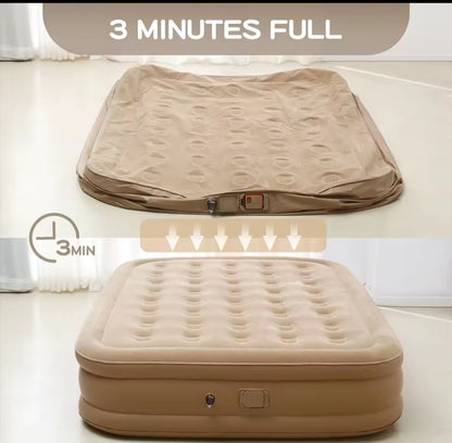 Matelas Gonflable Confort 2 Places – Installation Rapide en 3 Minute
