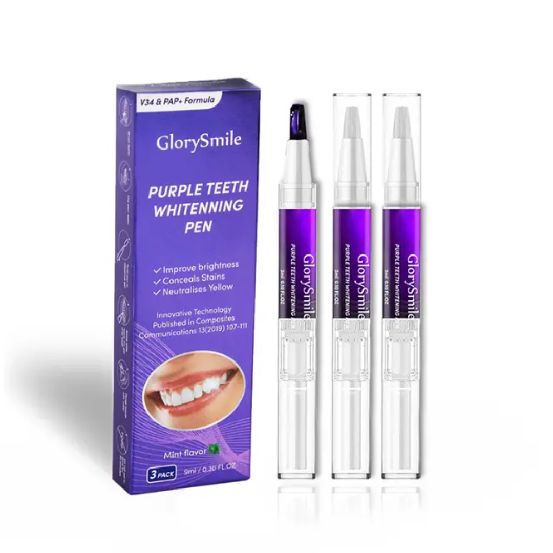 Stylo Blanchissant Violet – Sourire Éclatant Instantané